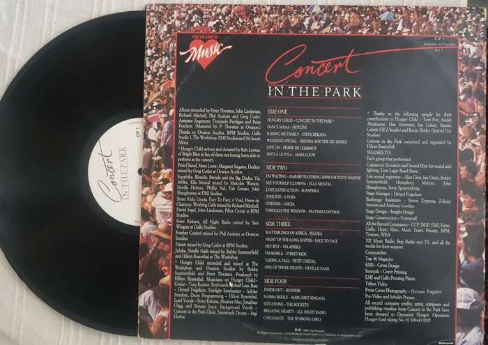 Various - Concert in the Park (Double LP)